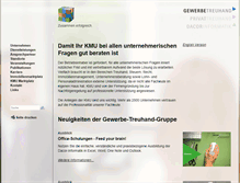 Tablet Screenshot of gewerbe-treuhand.ch